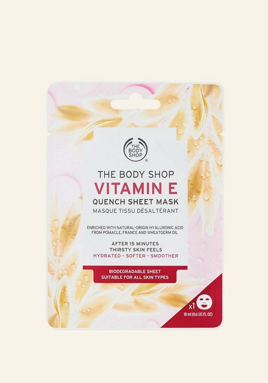 vitamin e quench sheet mask