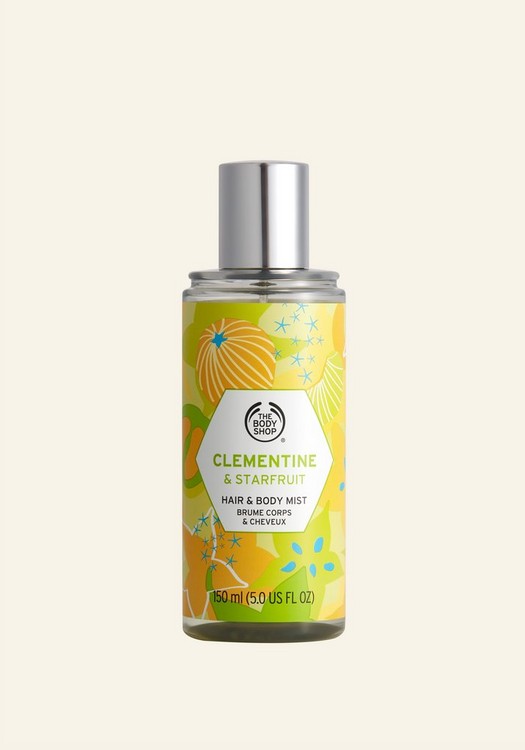 Clementine Starfruit Hair Body Mist The Body Shop