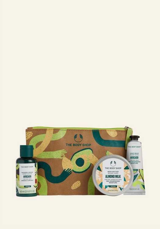 Lather & Slather Avocado & Almond Milk Gift Bag 01