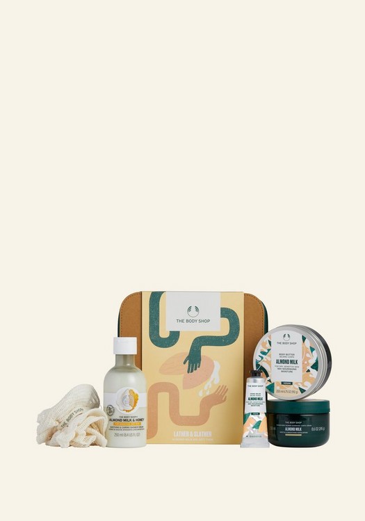 Lather & Slather Almond Milk Big Gift Case01