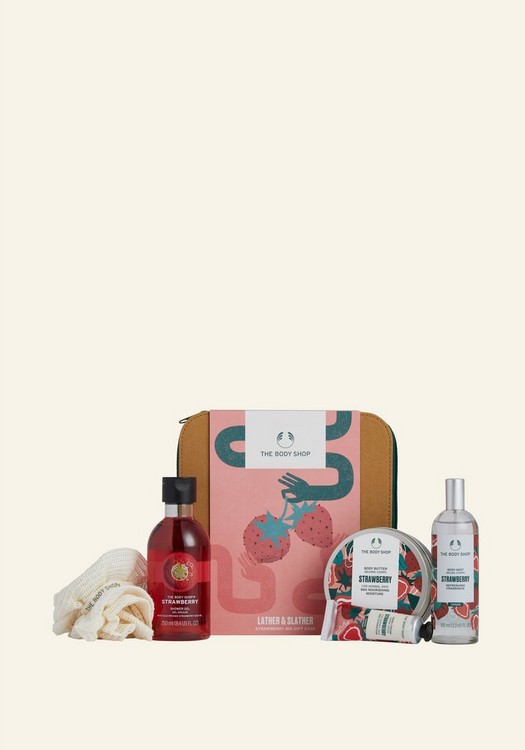 Lather & Slather Strawberry Big Gift Case01