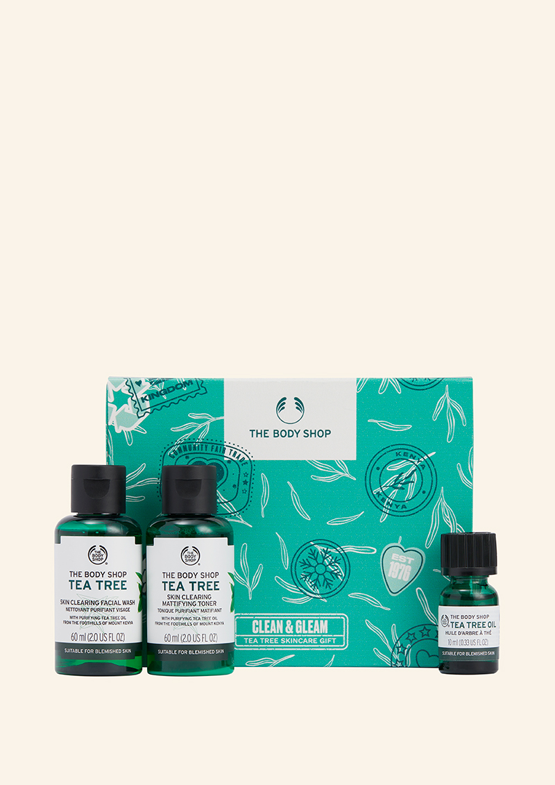 Clean & Gleam Tea Tree Skincare Gift