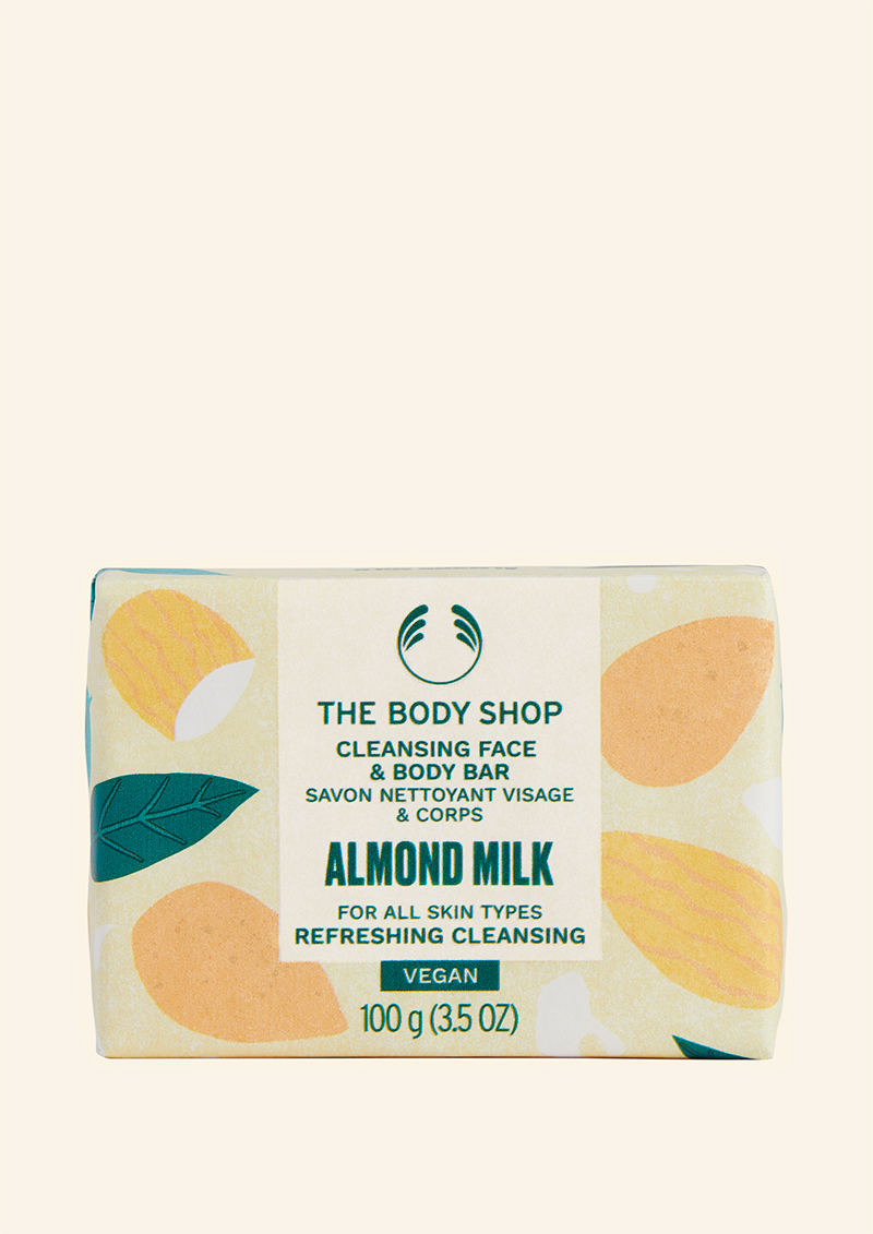 Almond Milk Cleansing Face & Body Bar 01