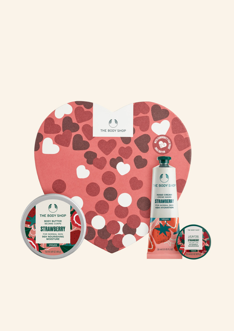 The Sweetest Strawberry Heart Gift Box