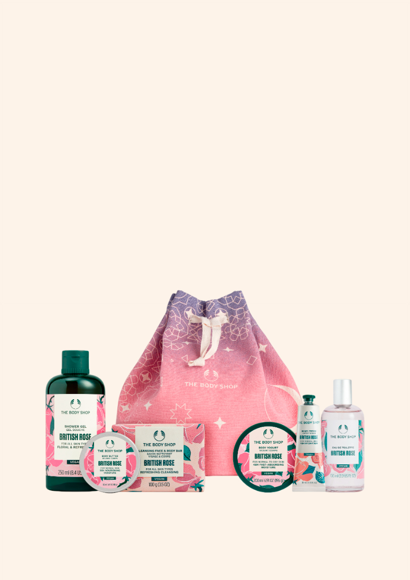 Nourish & Flourish british Rose Big Gift Bag 01