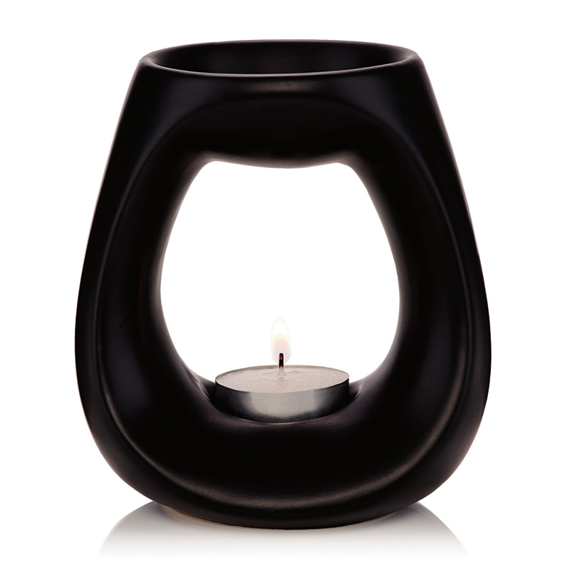 black wax burner