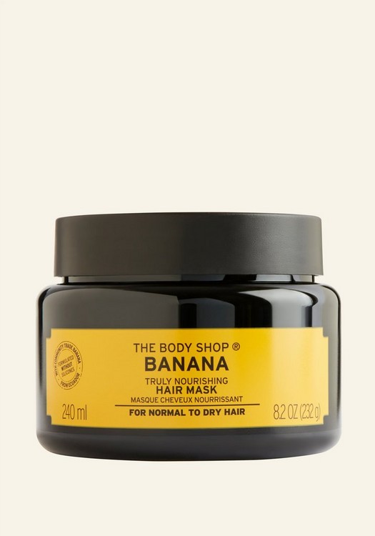 Banana Truly Nourishing Hair Mask | Banana for Hair | The Body Shop Banana Truly Nourishing Hair Mask | Banana for Hair | The Body Shop