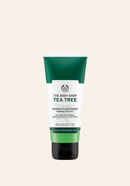 tea tree squeaky clean exfoliating face scrub 0100ml 01